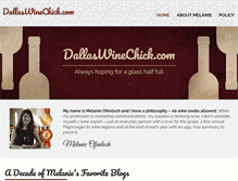 Tablet Screenshot of dallaswinechick.com